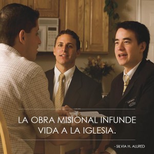 misioneros mormoens predicando el evangelio